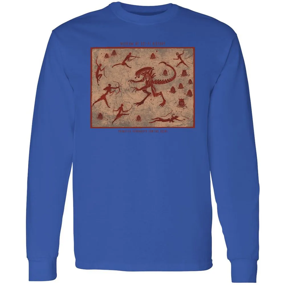 Long Sleeve T-Shirt - 1XZ6EASV - Royal - 8