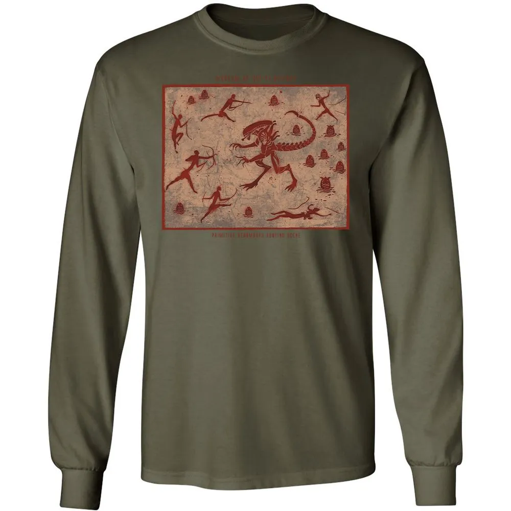 Long Sleeve T-Shirt - 1XZ6EASV - Military Green - 16