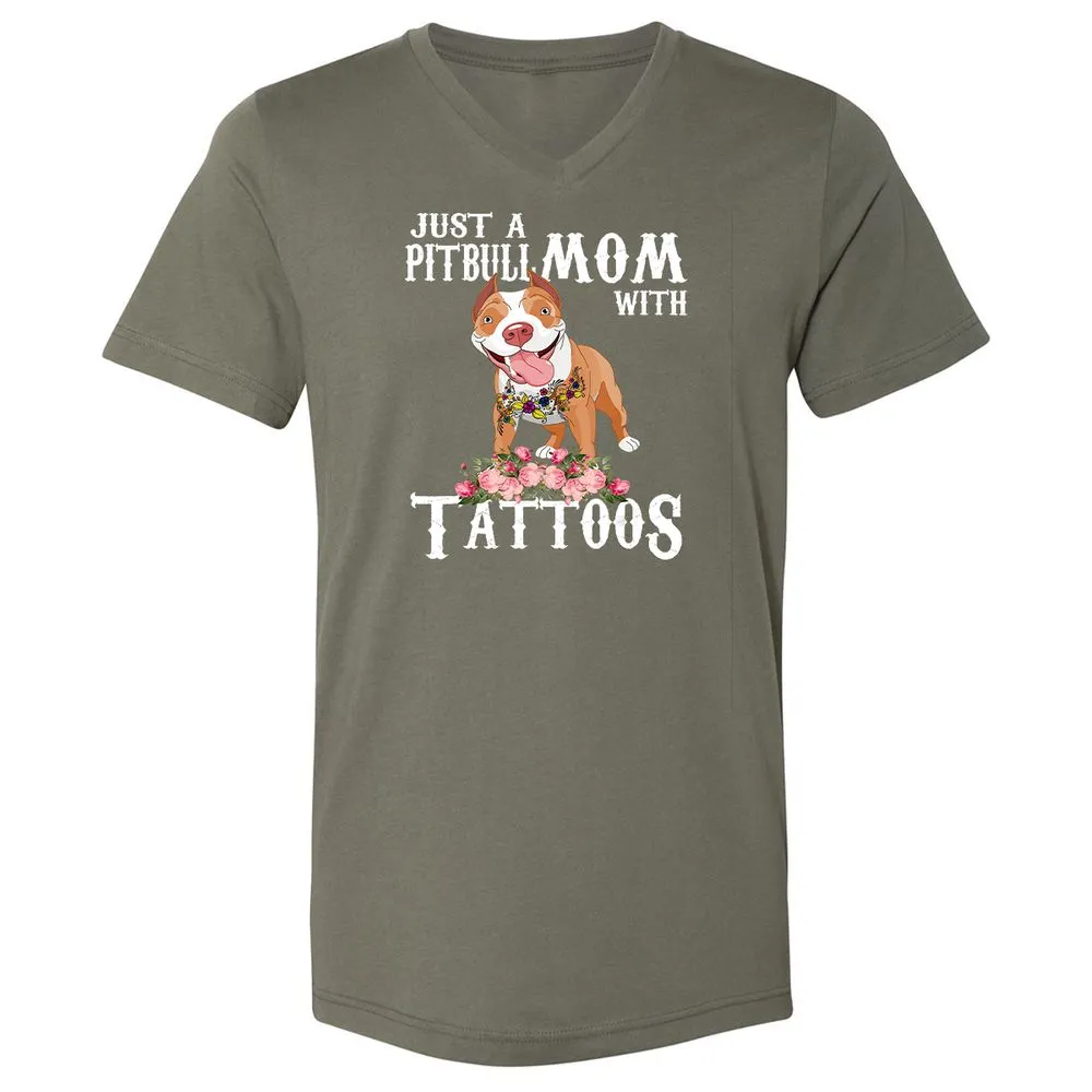 Unisex V-Neck T-Shirt - NPU6C6TL - Military Green - 10