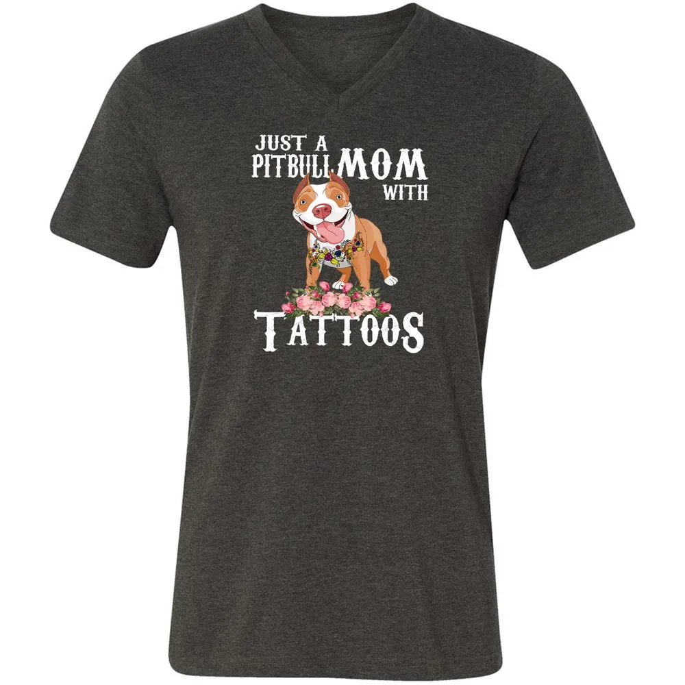 Unisex V-Neck T-Shirt - NPU6C6TL - Dark Grey Heather - 8