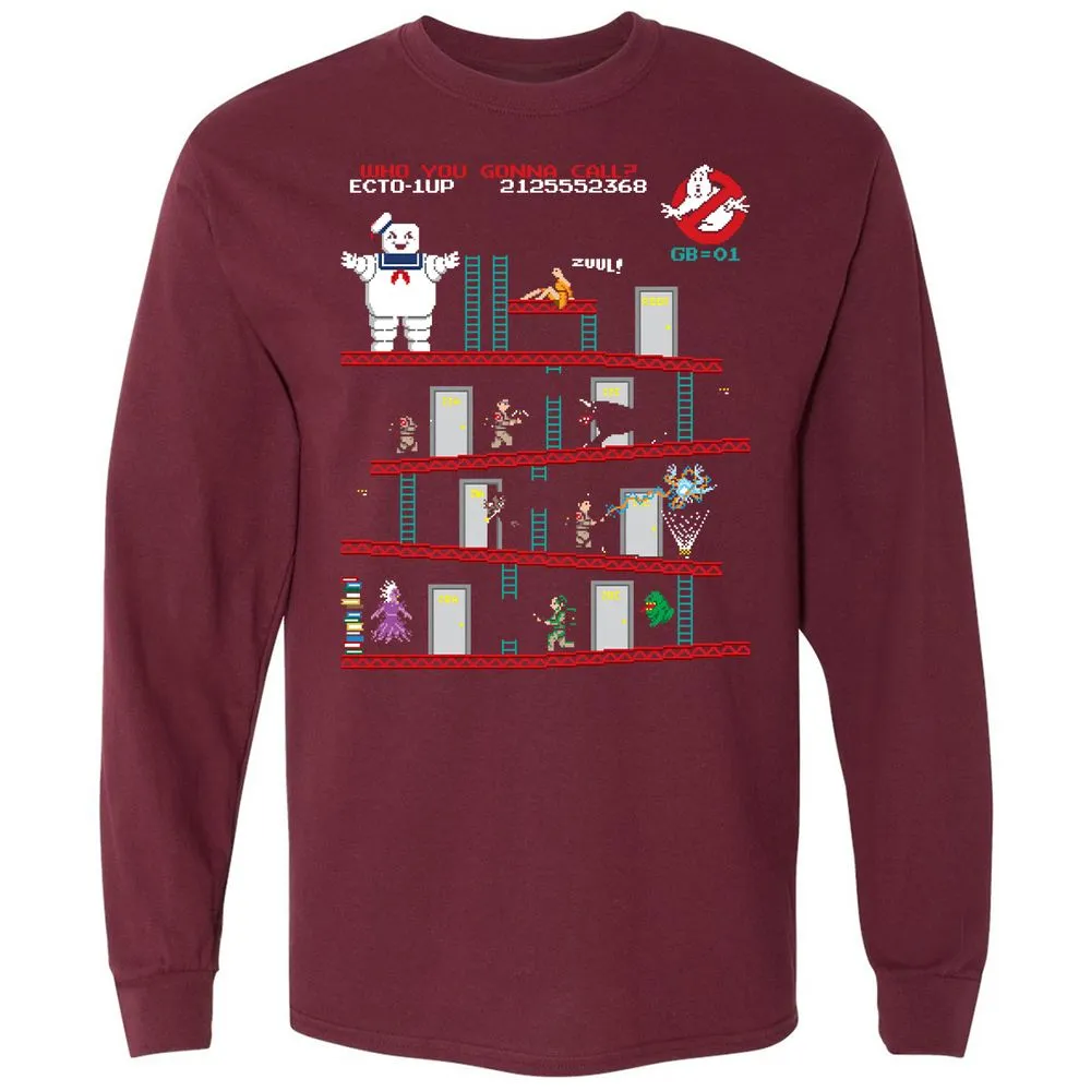 Long Sleeve T-Shirt - 56U48UDJ - Maroon - 11