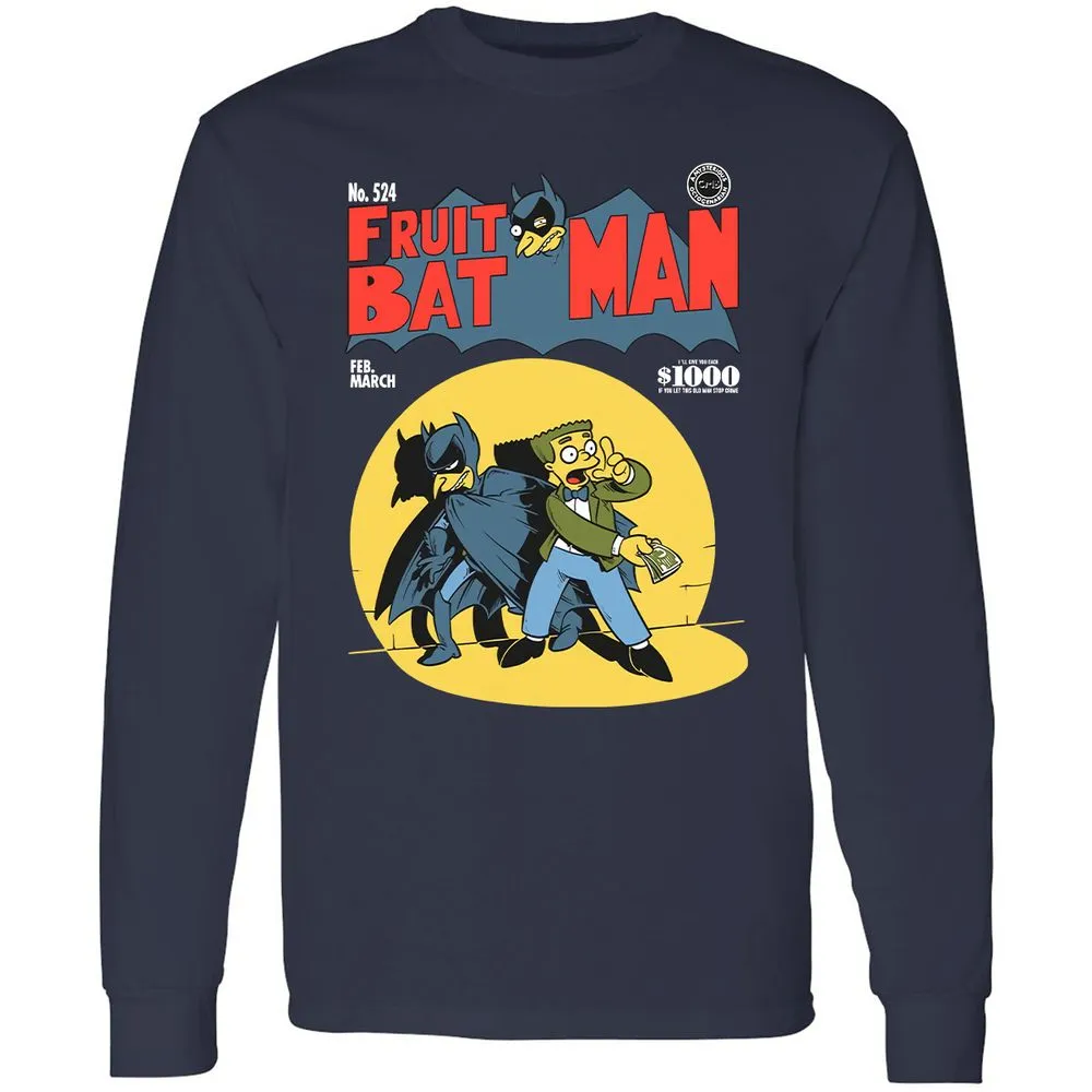 Long Sleeve T-Shirt - GL33STLQ - Navy - 2