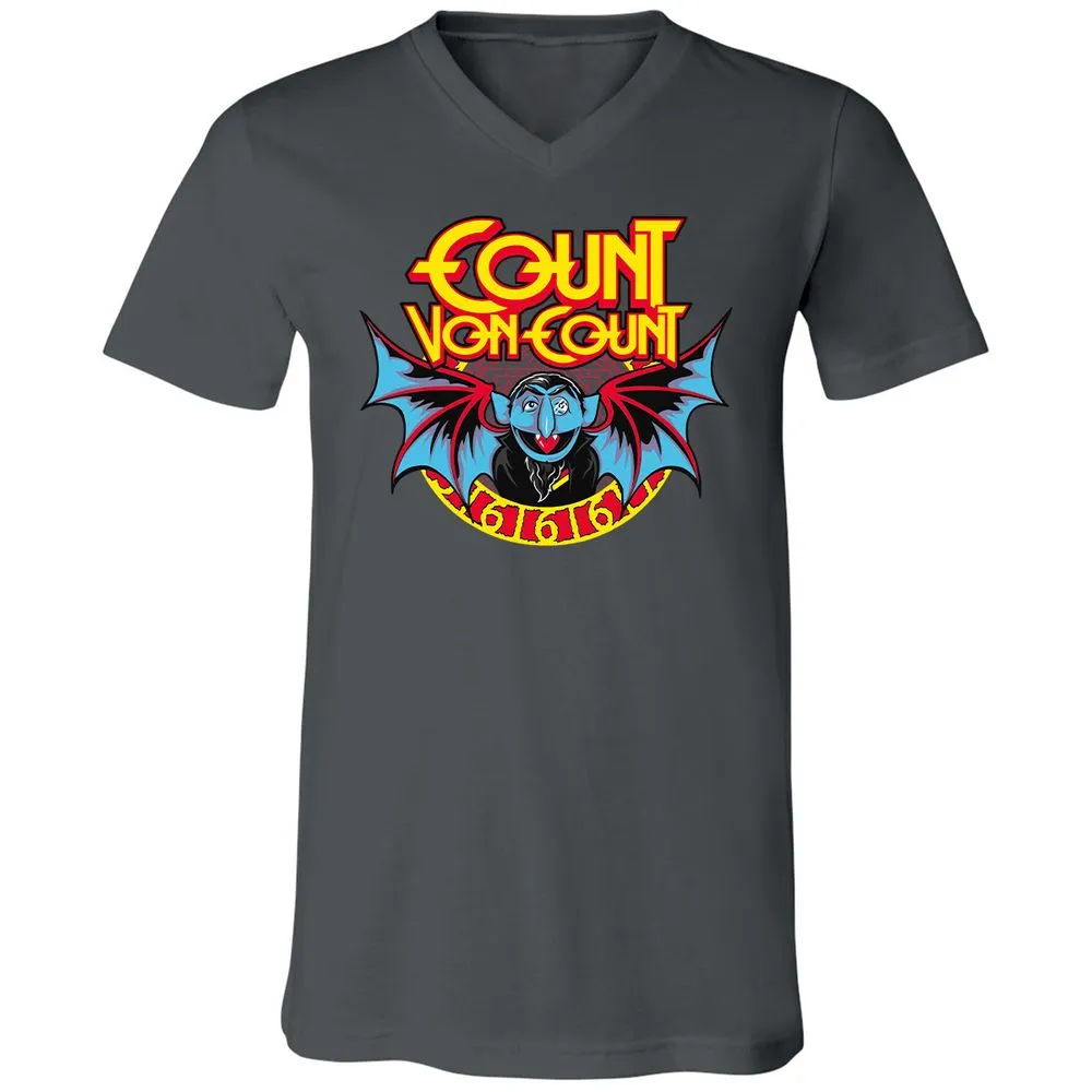 Unisex V-Neck T-Shirt - 88PZ5G9U - Asphalt - 12