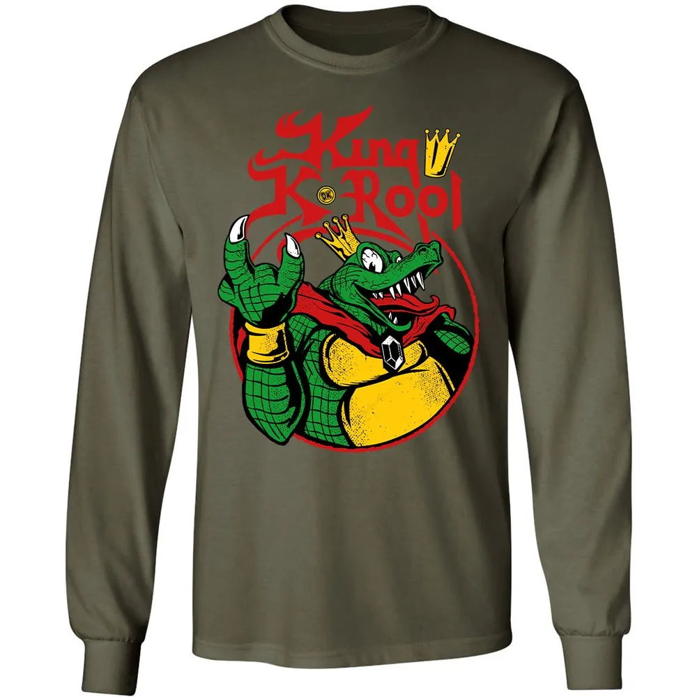 Long Sleeve T-Shirt - 1YJBASZM - Military Green - 16