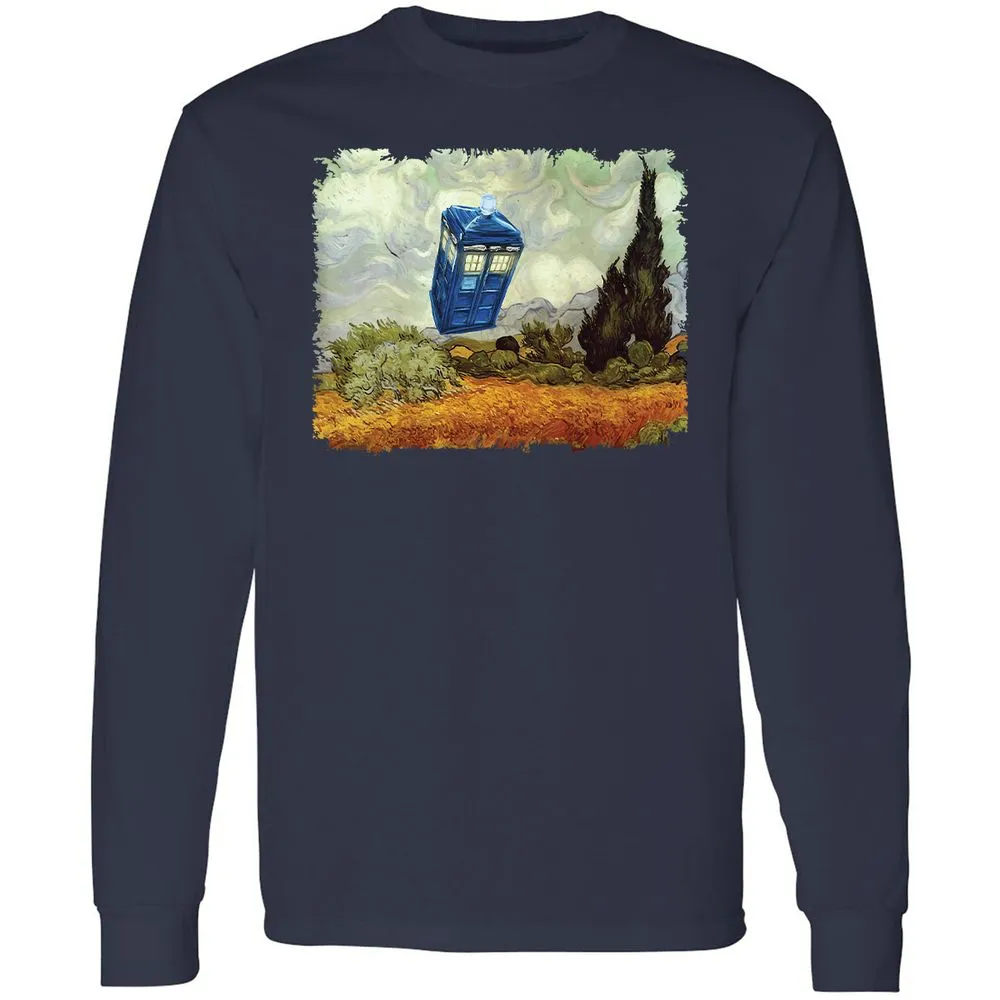 Long Sleeve T-Shirt - 7TY81HWU - Navy - 2