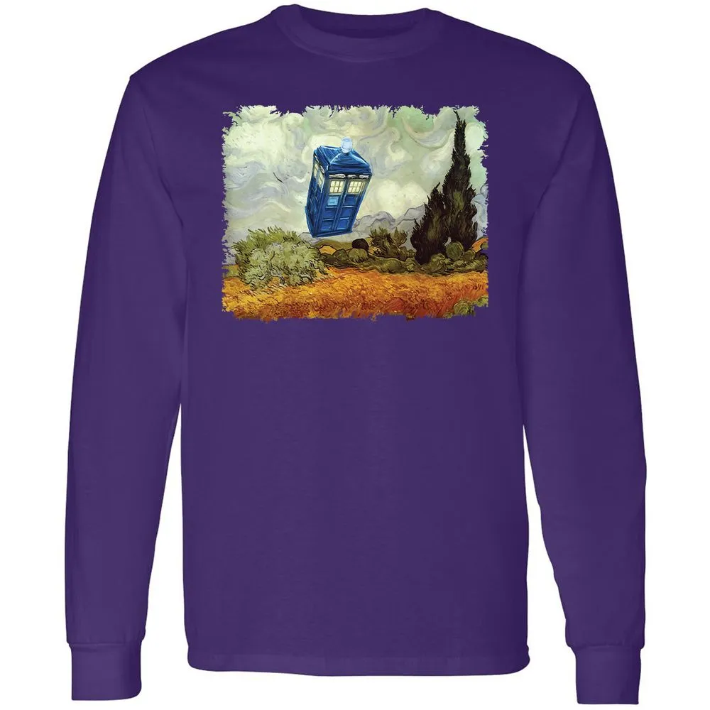 Long Sleeve T-Shirt - 7TY81HWU - Purple - 13