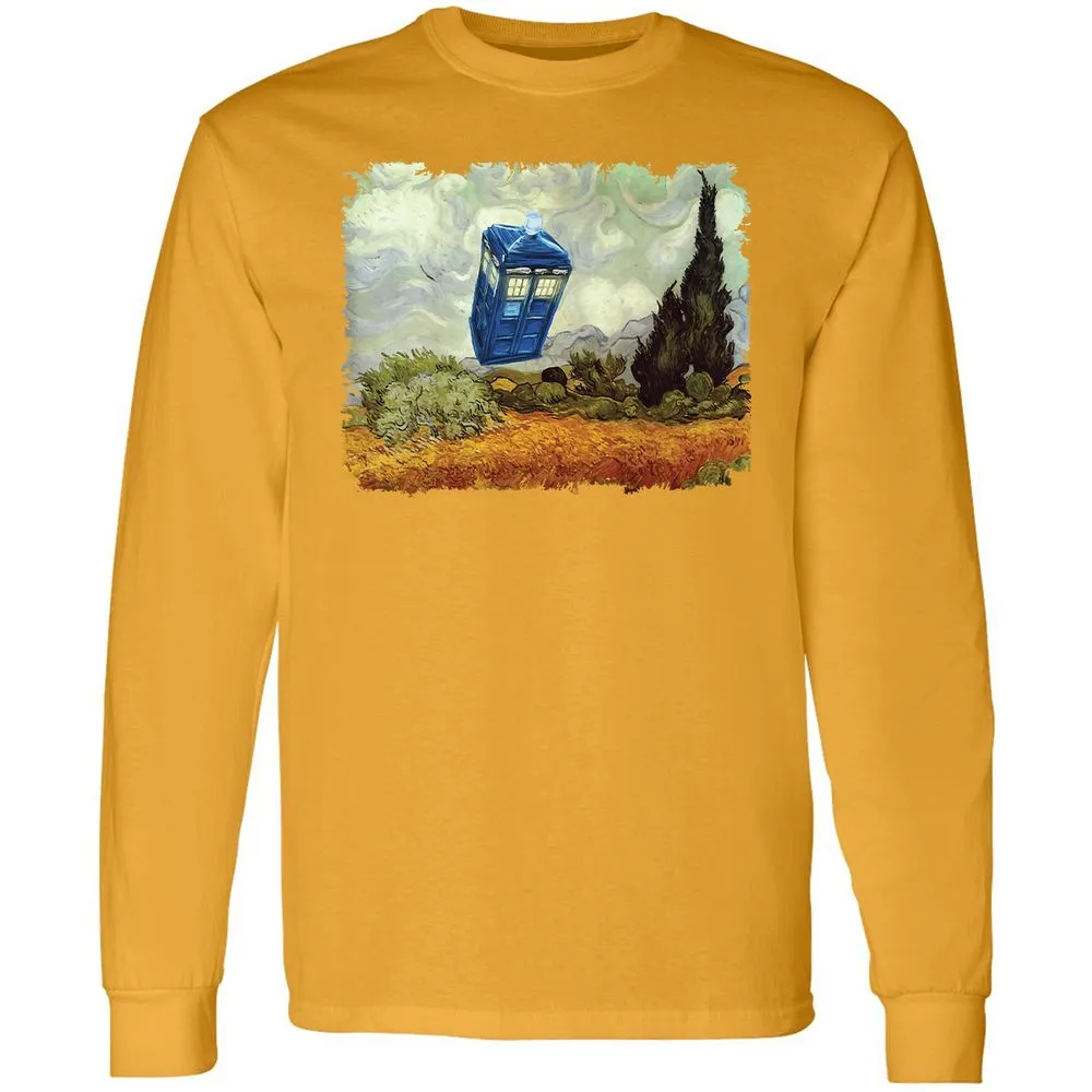 Long Sleeve T-Shirt - 7TY81HWU - Gold - 9