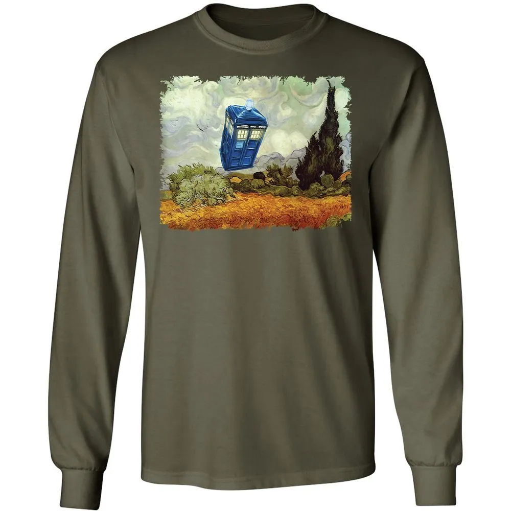 Long Sleeve T-Shirt - 7TY81HWU - Military Green - 16