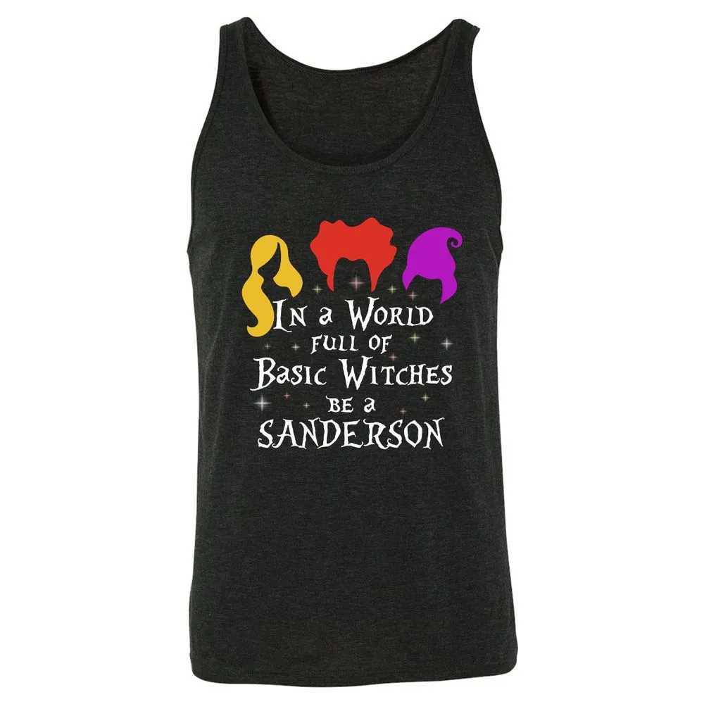 Unisex Jersey Tank - HFQ35H4M - Charcoal Black Triblend - 5