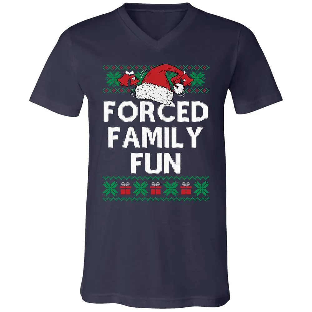 Unisex V-Neck T-Shirt - SEZ4GKKC - Navy - 2