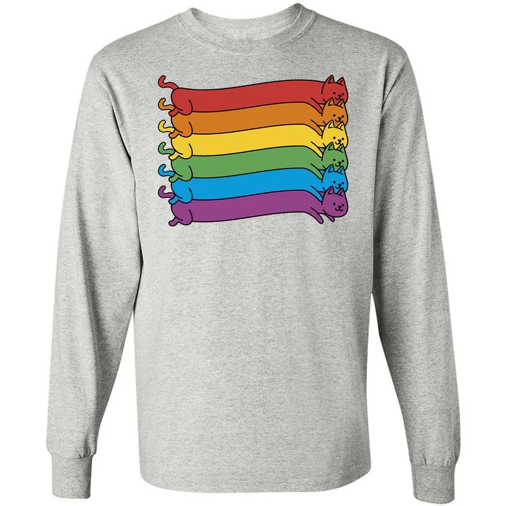 Long Sleeve T-Shirt - DCDZSMBX - Ash - 7
