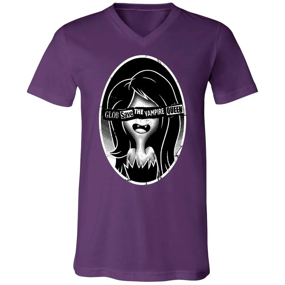 Unisex V-Neck T-Shirt - XGQY5MLQ - Team Purple - 9
