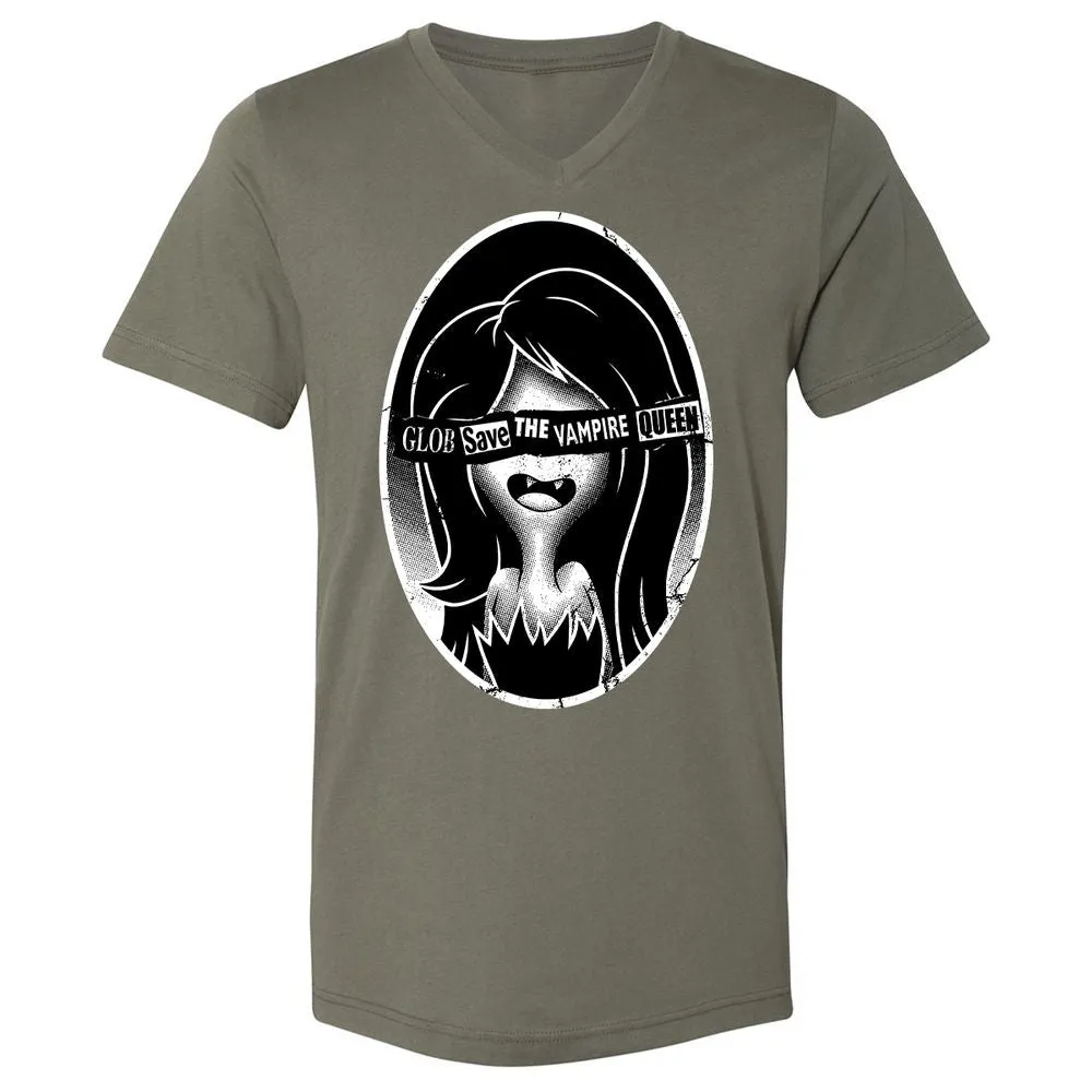 Unisex V-Neck T-Shirt - XGQY5MLQ - Military Green - 10