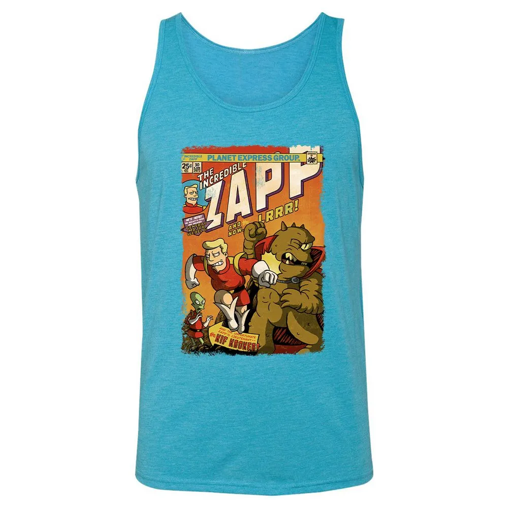 Unisex Jersey Tank - JY5U7VDM - Aqua Triblend - 3