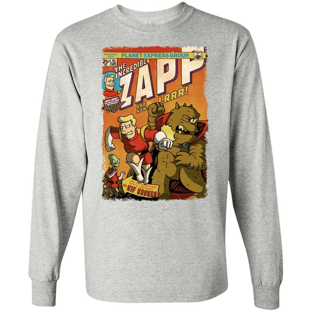 Long Sleeve T-Shirt - YUZULA7R - Ash - 7