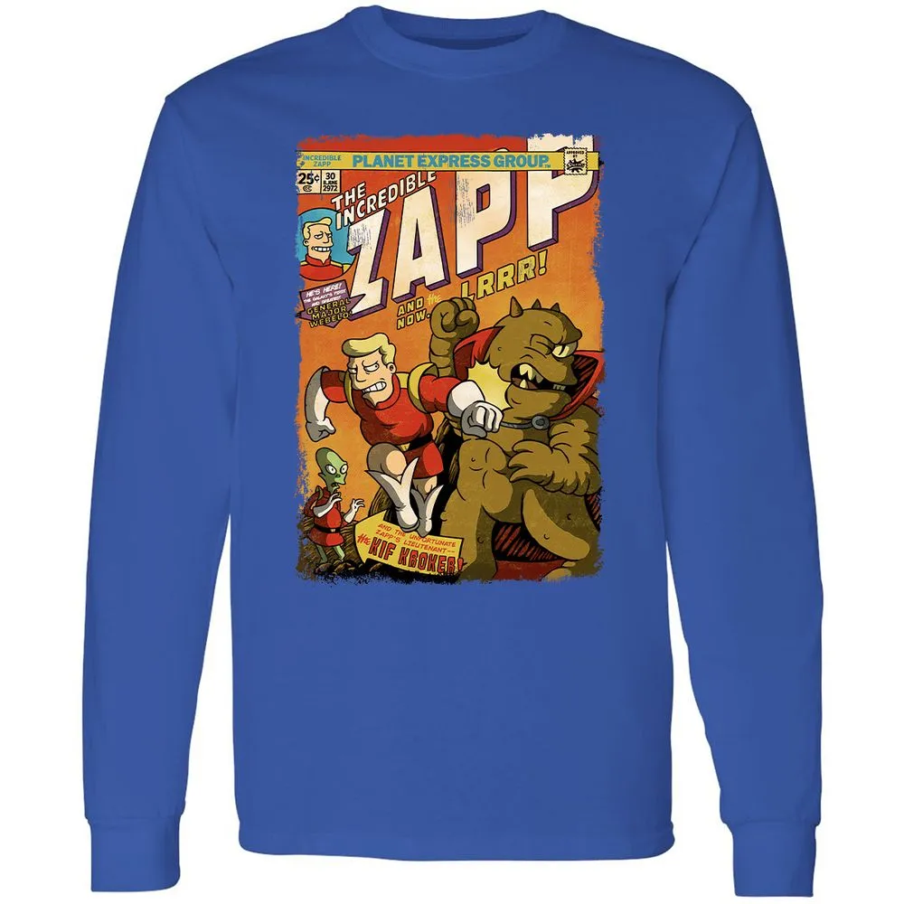 Long Sleeve T-Shirt - YUZULA7R - Royal - 8