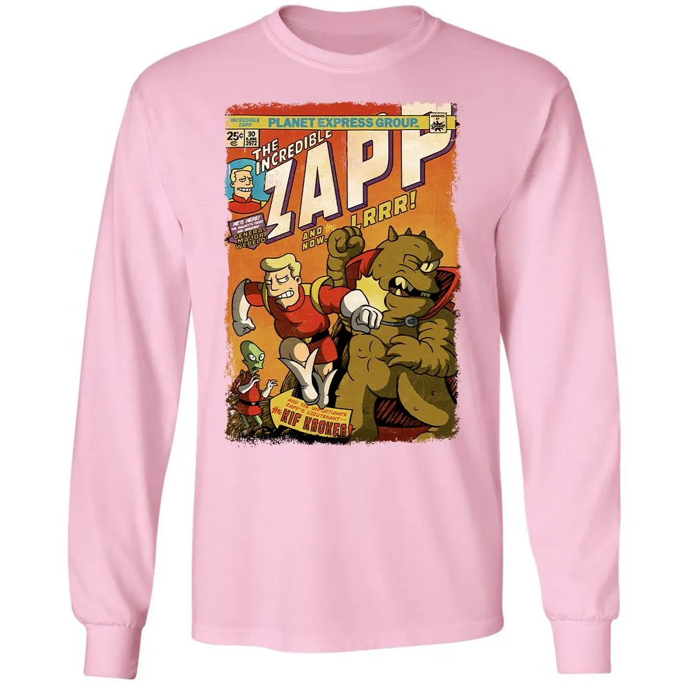 Long Sleeve T-Shirt - YUZULA7R - Light Pink - 3