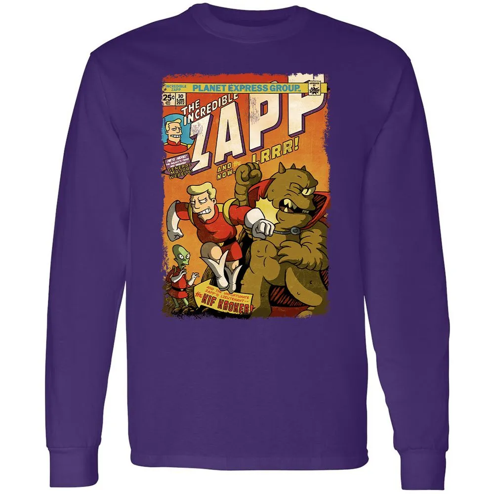 Long Sleeve T-Shirt - YUZULA7R - Purple - 13