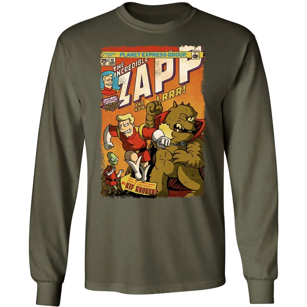 Long Sleeve T-Shirt - YUZULA7R - Military Green - 16