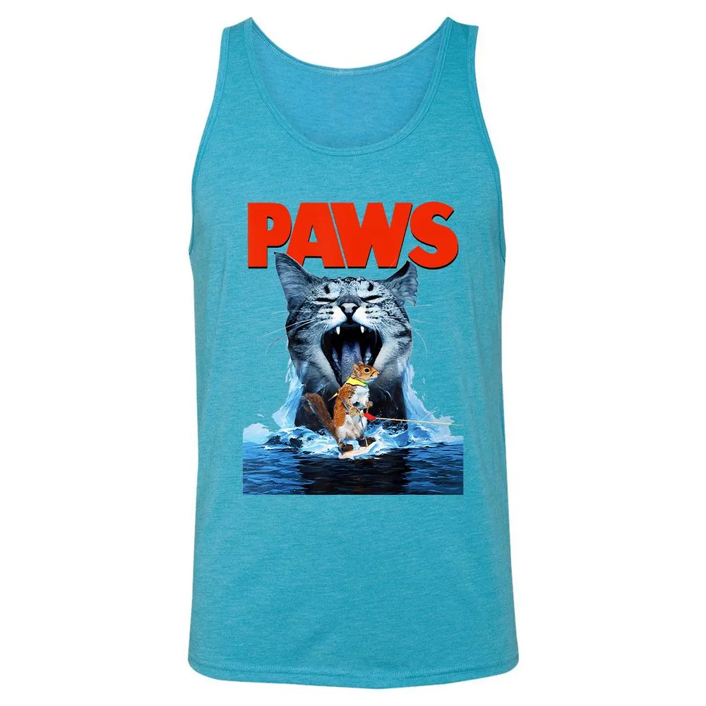 Unisex Jersey Tank - MLYP8C86 - Aqua Triblend - 3