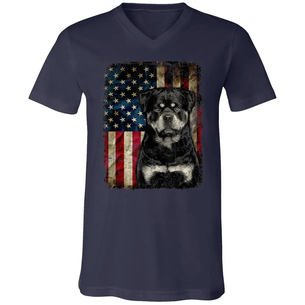 Unisex V-Neck T-Shirt - AXD486L6 - Navy - 2