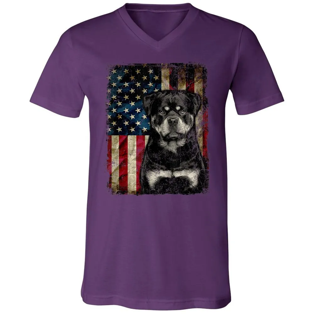 Unisex V-Neck T-Shirt - AXD486L6 - Team Purple - 9