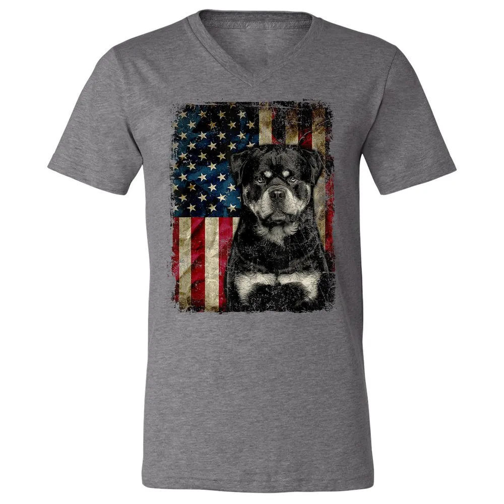 Unisex V-Neck T-Shirt - AXD486L6 - Deep Heather - 13