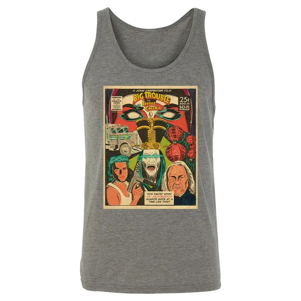 Unisex Jersey Tank - 9DB7TQLW - Grey Triblend - 8