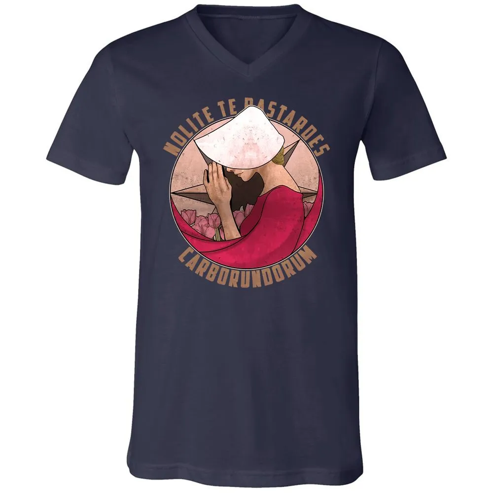 Unisex V-Neck T-Shirt - 3ZPS6SK8 - Navy - 2