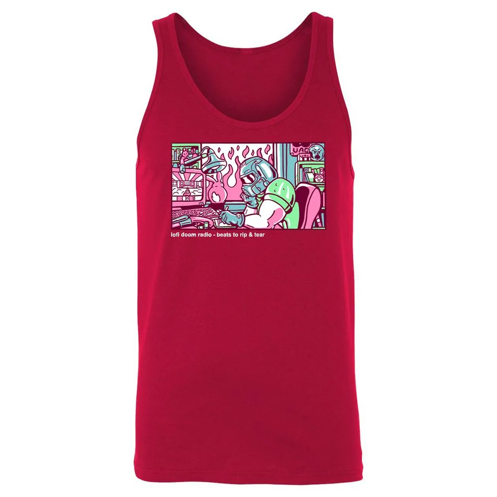 Unisex Jersey Tank - 5YGMF3RG - Red - 11