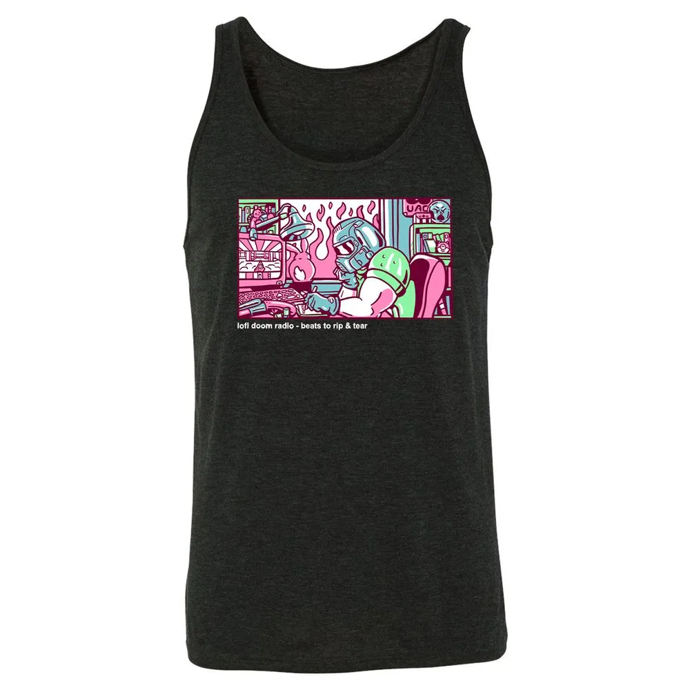 Unisex Jersey Tank - 5YGMF3RG - Charcoal Black Triblend - 5