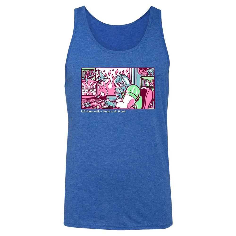 Unisex Jersey Tank - 5YGMF3RG - True Royal Triblend - 12