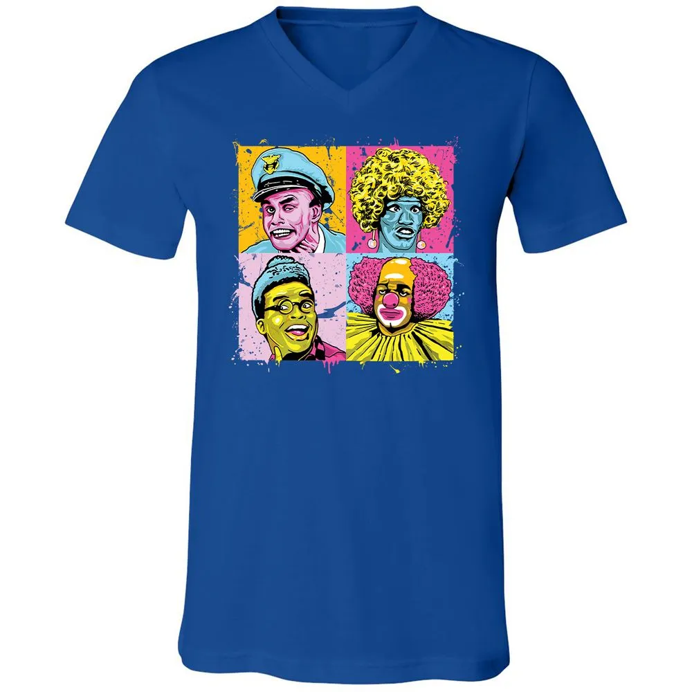 Unisex V-Neck T-Shirt - RRNSPXW5 - True Royal - 4