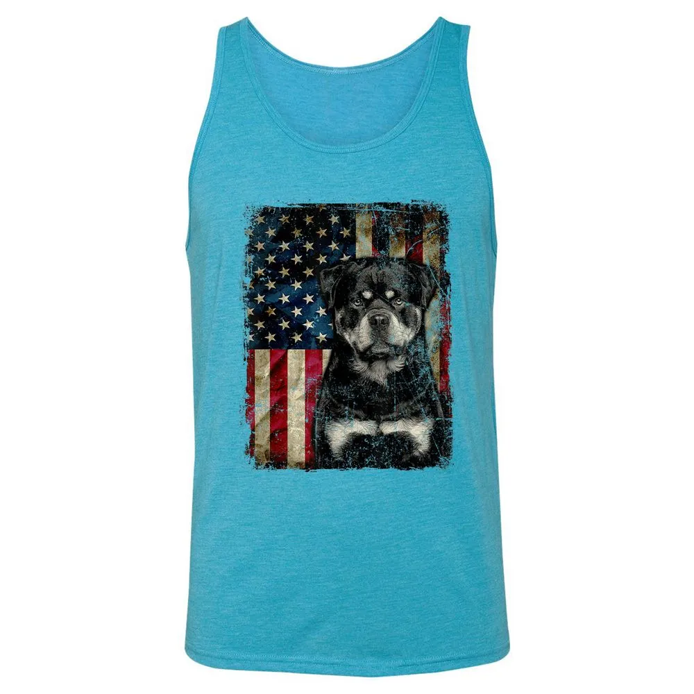 Unisex Jersey Tank - FWKQNZLG - Aqua Triblend - 3