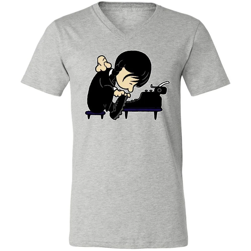 Unisex V-Neck T-Shirt - XN2BHXFV - Athletic Heather - 7