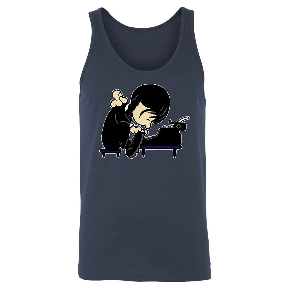 Unisex Jersey Tank - M72GUZ9J - Navy - 2