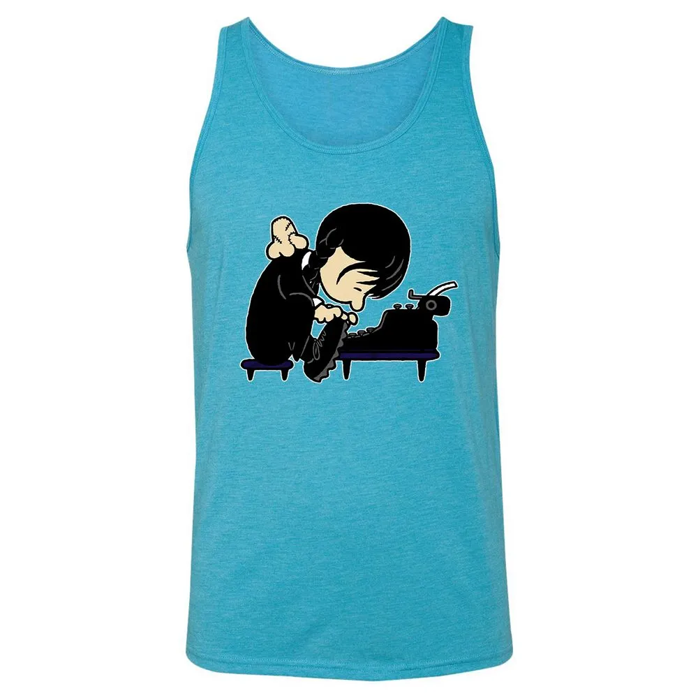Unisex Jersey Tank - M72GUZ9J - Aqua Triblend - 3