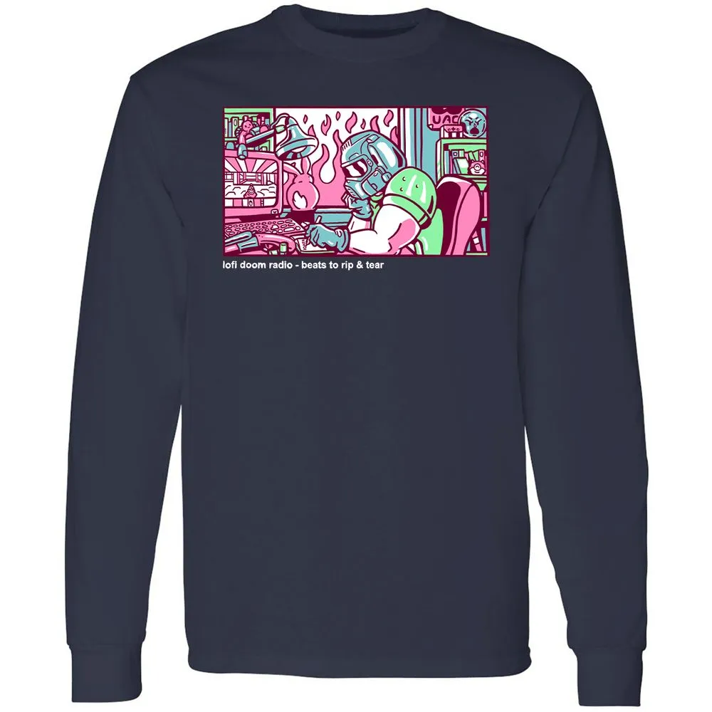Long Sleeve T-Shirt - 1S1GKGJ8 - Navy - 2