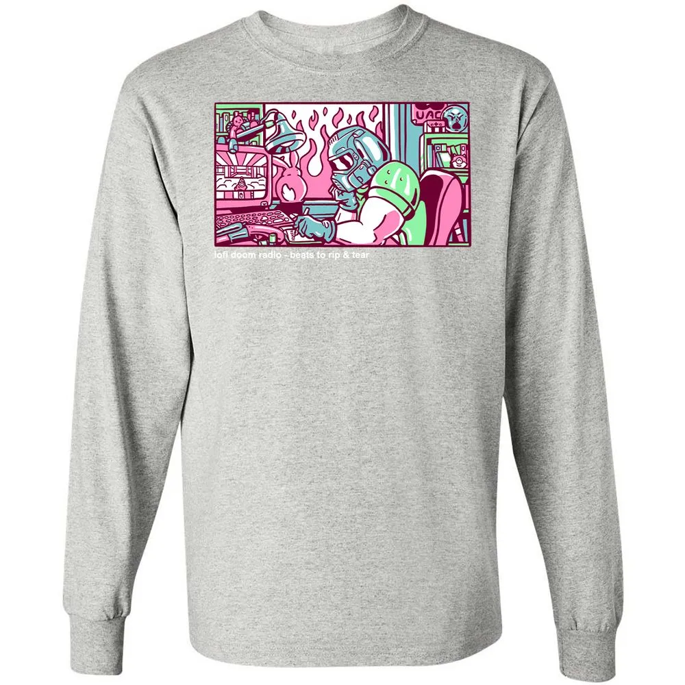 Long Sleeve T-Shirt - 1S1GKGJ8 - Ash - 7