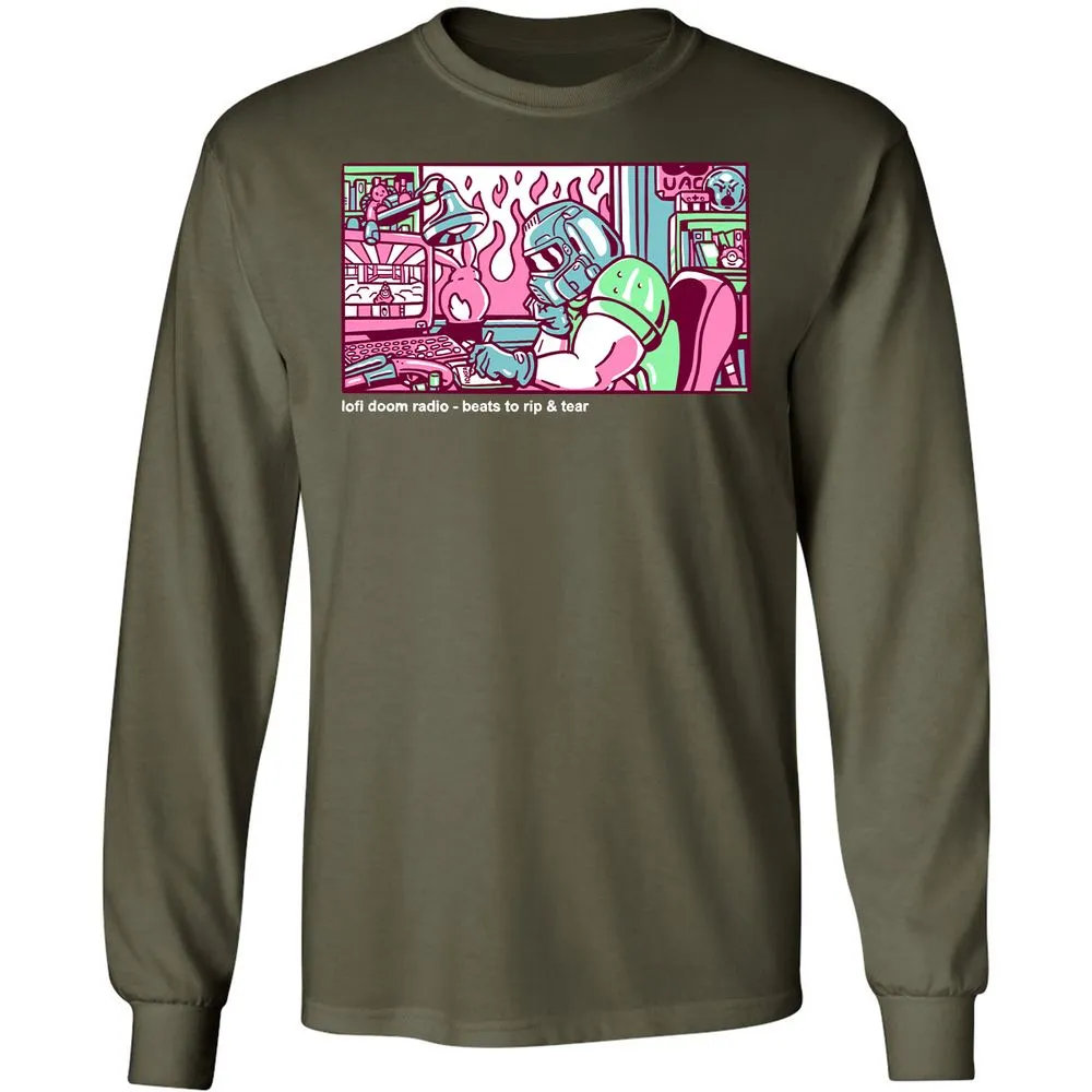 Long Sleeve T-Shirt - 1S1GKGJ8 - Military Green - 16