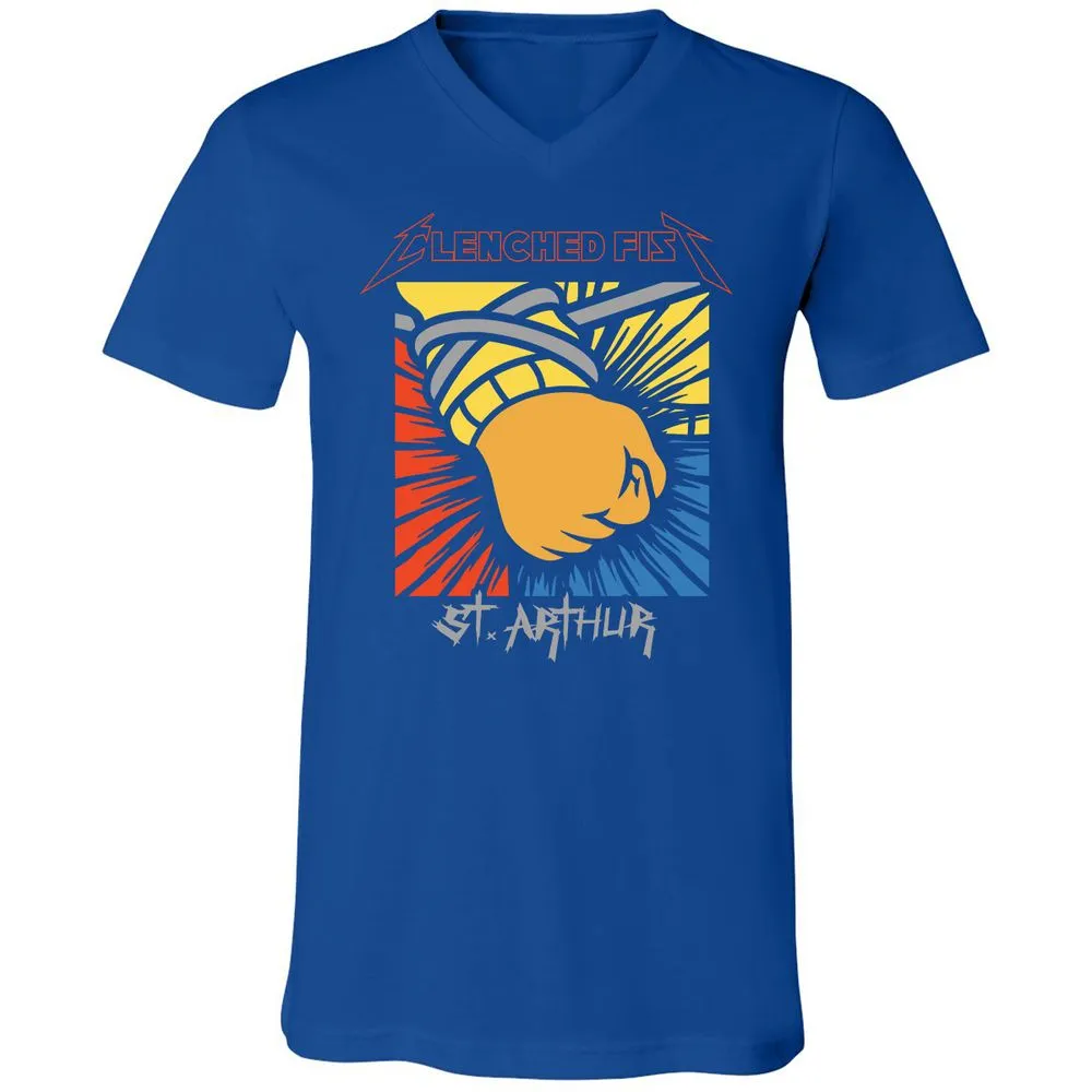 Unisex V-Neck T-Shirt - 697Y12L8 - True Royal - 4