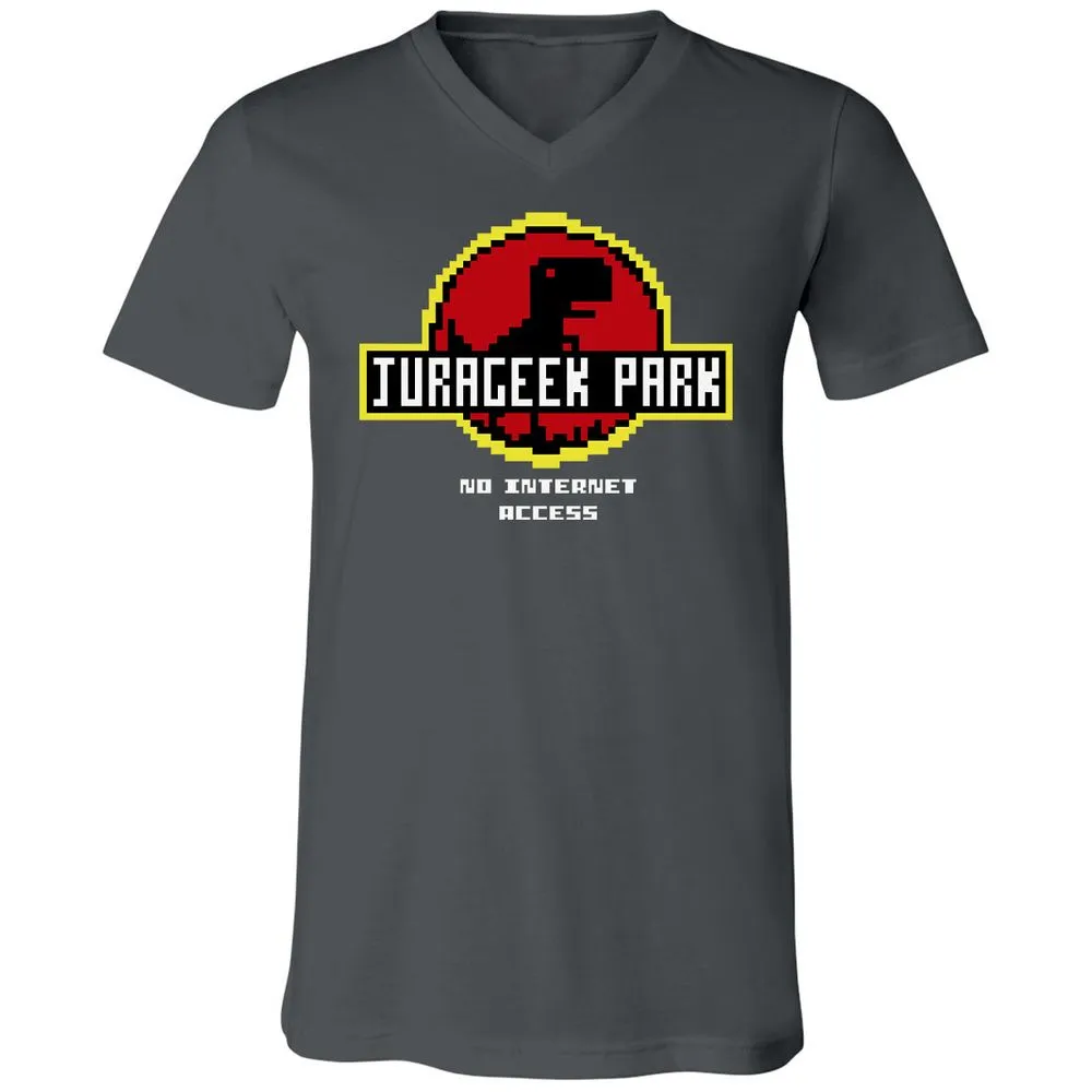 Unisex V-Neck T-Shirt - 4W82YVUN - Asphalt - 12
