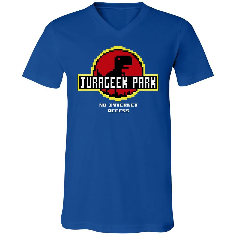 Unisex V-Neck T-Shirt - 4W82YVUN - True Royal - 4