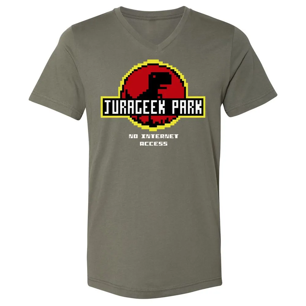 Unisex V-Neck T-Shirt - 4W82YVUN - Military Green - 10