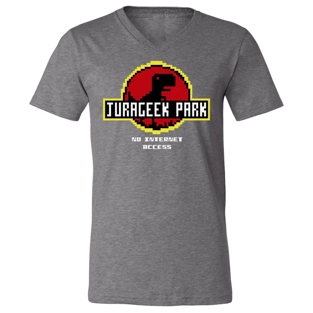 Unisex V-Neck T-Shirt - 4W82YVUN - Deep Heather - 13