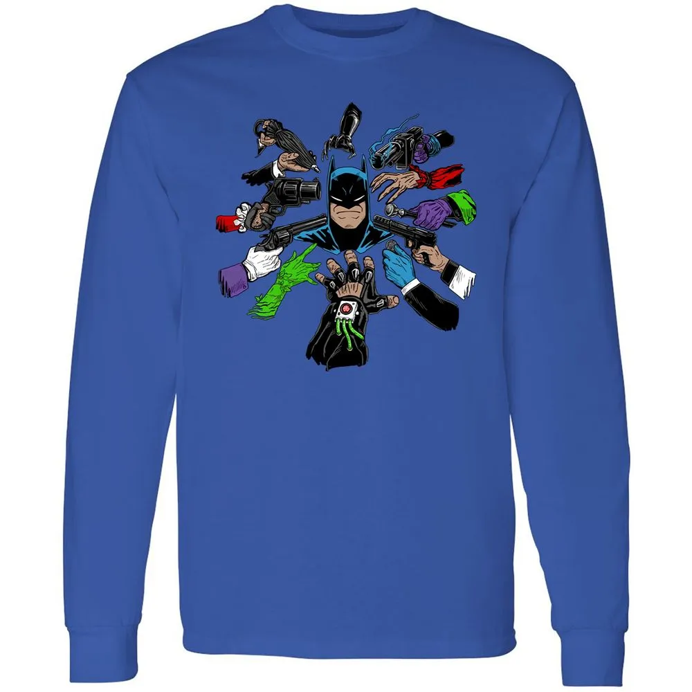 Long Sleeve T-Shirt - HQED41RW - Royal - 8