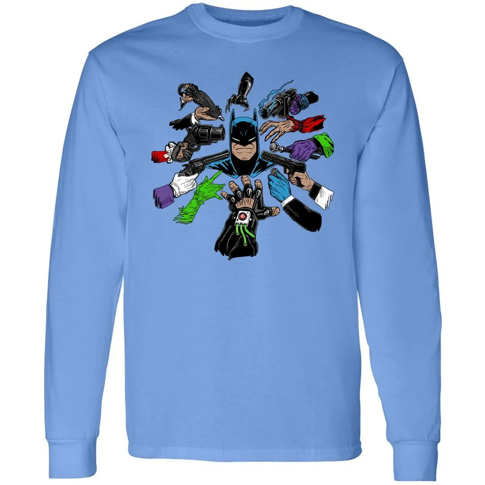 Long Sleeve T-Shirt - HQED41RW - Carolina Blue - 12