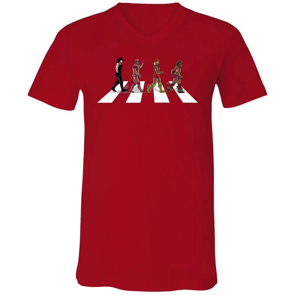 Unisex V-Neck T-Shirt - WER48311 - Red - 3