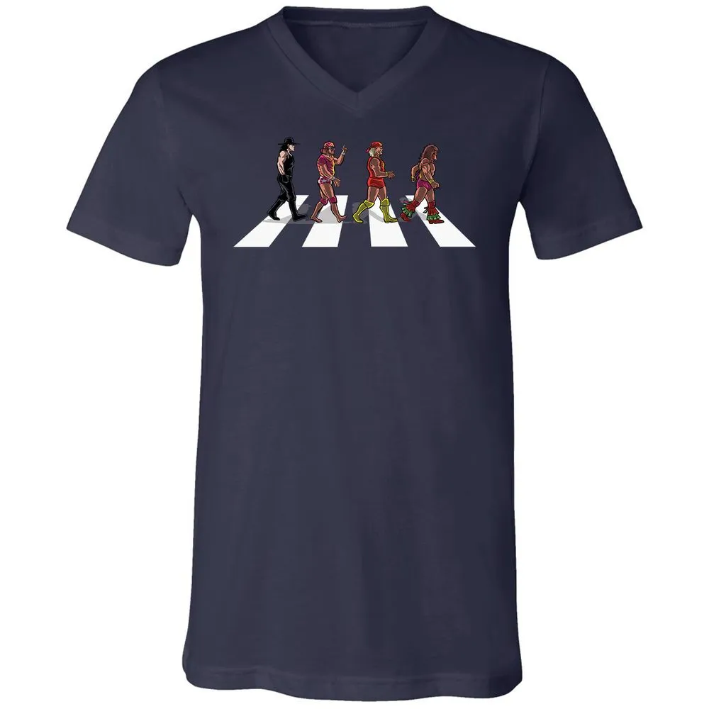 Unisex V-Neck T-Shirt - WER48311 - Navy - 2