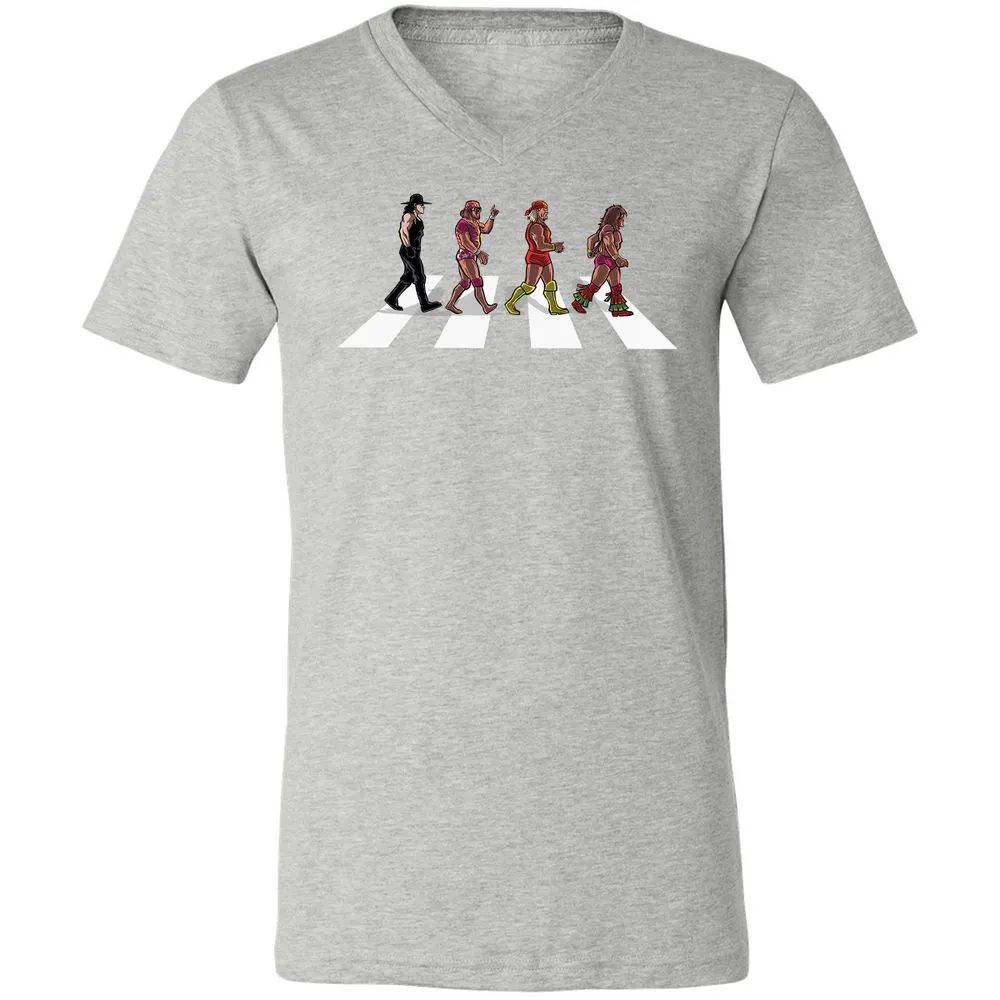 Unisex V-Neck T-Shirt - WER48311 - Athletic Heather - 7
